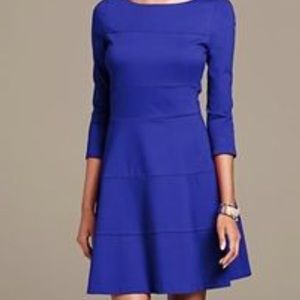 Royal Blue Fit and Flare Dress